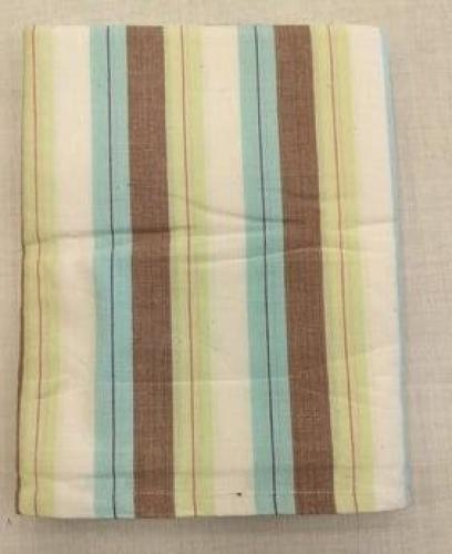 BEDSHEET STRIPE 72X100 2 PILLOW COVER